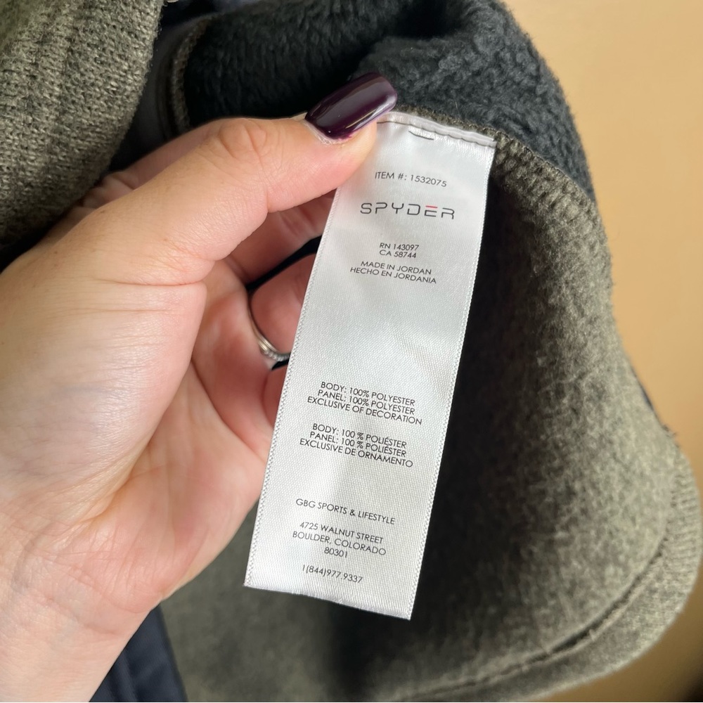 Spyder Full Zip Jacket Men's Medium - Picture 5 of 8